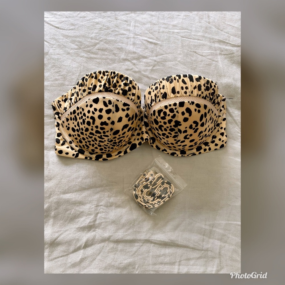 Cheetah bikini top